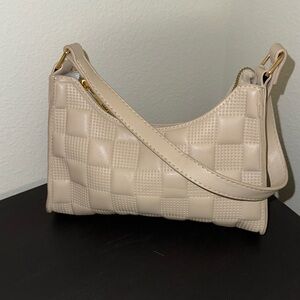Cream Square Handbag